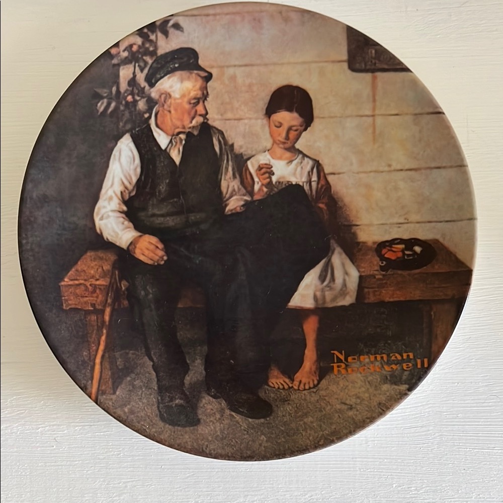 Norman Rockwell Decorative Plate - The Lighthouse Keeper’s Daughter